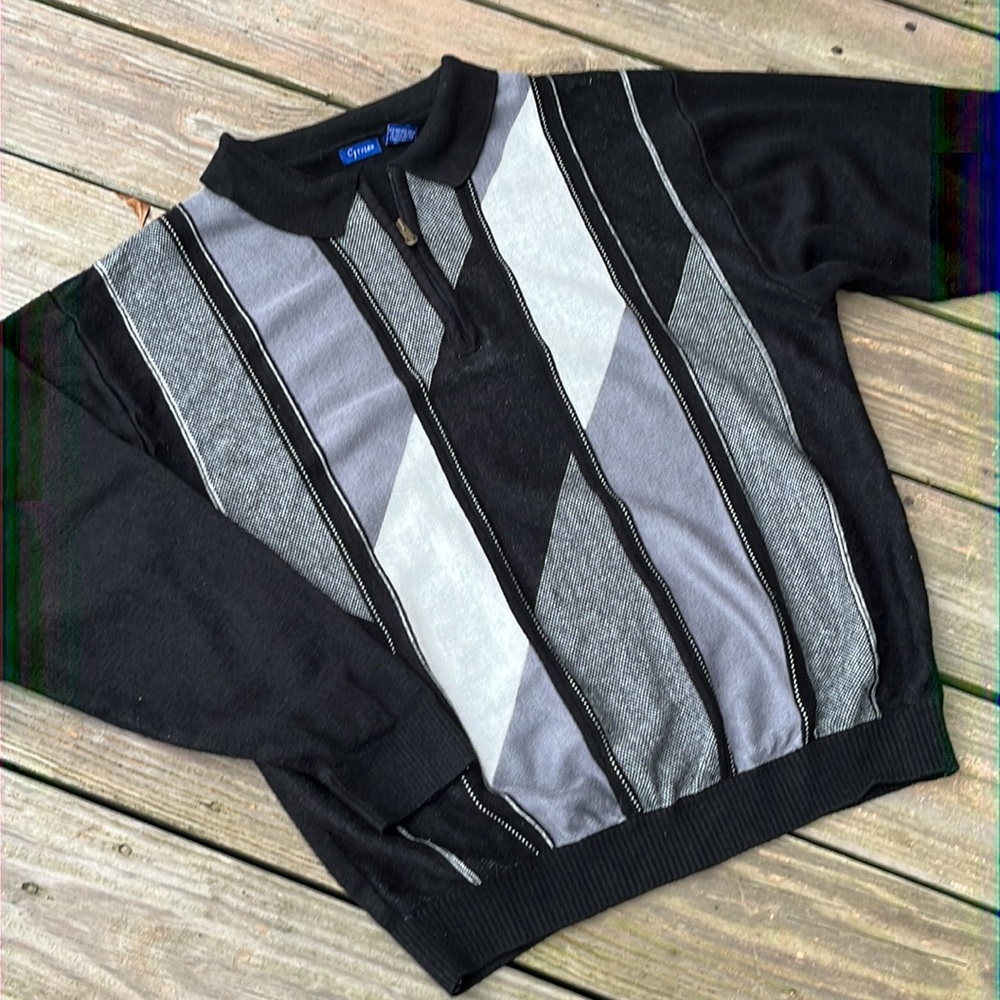 CJ Tyler vintage artsy sweater XL